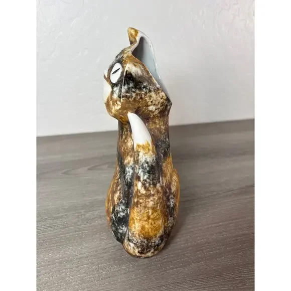 Calico CAT Ceramic Vase /‎ Figurine by Dalton Pottery Studio Scotland - Picture 4 of 8